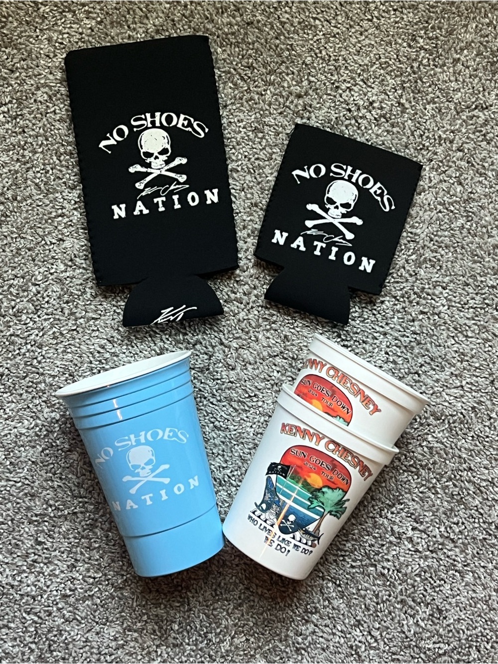 No Shoes Nation Party Cup & Koozie Set